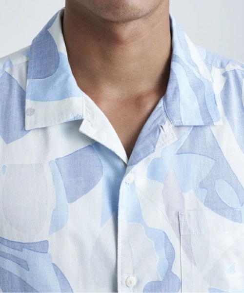 Quiksilver（クイックシルバー）の「BEACH CLUB CASUAL SS/クイックシルバー半袖総柄シャツ（シャツ/ブラウス・メンズ・ブラック/カーキ/ブルー/グリーン/ブルー系その他/グリーン系その他/ブルー系その他4・LARGE/MEDIUM/SMALL/X-LARGE）」の8枚目の写真