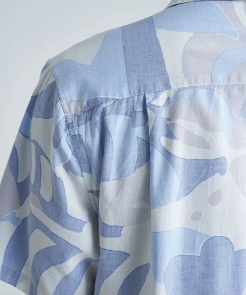 Quiksilver（クイックシルバー）の「BEACH CLUB CASUAL SS/クイックシルバー半袖総柄シャツ（シャツ/ブラウス・メンズ・ブラック/カーキ/ブルー/グリーン/ブルー系その他/グリーン系その他/ブルー系その他4・LARGE/MEDIUM/SMALL/X-LARGE）」の10枚目の写真