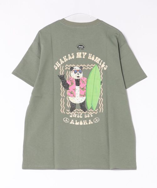 MULGA（モルガ）の「MULGA THE LIFE アニマルメンズTシャツ（Tシャツ/カットソー・メンズ・チャコール/ベージュ/カーキ/イエロー/ホワイト/フレッシュイエロー/ライトベージュ/ブラック・FREE）」の11枚目の写真