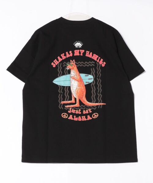 MULGA（モルガ）の「MULGA THE LIFE アニマルメンズTシャツ（Tシャツ/カットソー・メンズ・チャコール/ベージュ/カーキ/イエロー/ホワイト/フレッシュイエロー/ライトベージュ/ブラック・FREE）」の14枚目の写真