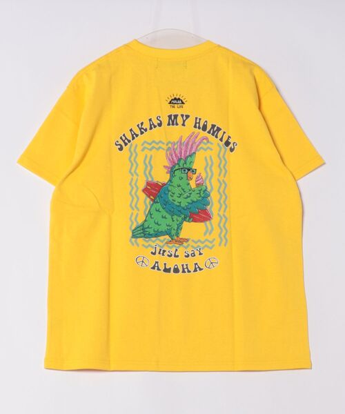 MULGA（モルガ）の「MULGA THE LIFE アニマルメンズTシャツ（Tシャツ/カットソー・メンズ・チャコール/ベージュ/カーキ/イエロー/ホワイト/フレッシュイエロー/ライトベージュ/ブラック・FREE）」の15枚目の写真