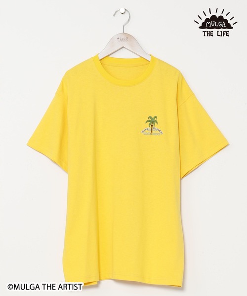 MULGA（モルガ）の「MULGA THE LIFE アニマルメンズTシャツ（Tシャツ/カットソー・メンズ・チャコール/ベージュ/カーキ/イエロー/ホワイト/フレッシュイエロー/ライトベージュ/ブラック・FREE）」の22枚目の写真