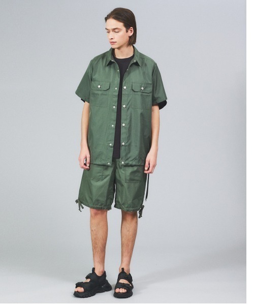 TAION(タイオン)の「【TAION / タイオン】MILITARY HALF SLEEVE SHIRTS(シャツ/ブラウス・メンズ・ブラック/カーキ/ダークネイビー・M/XL/L)」の12枚目の写真