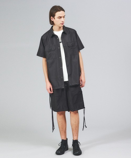 TAION(タイオン)の「【TAION / タイオン】MILITARY HALF SLEEVE SHIRTS(シャツ/ブラウス・メンズ・ブラック/カーキ/ダークネイビー・M/XL/L)」の10枚目の写真