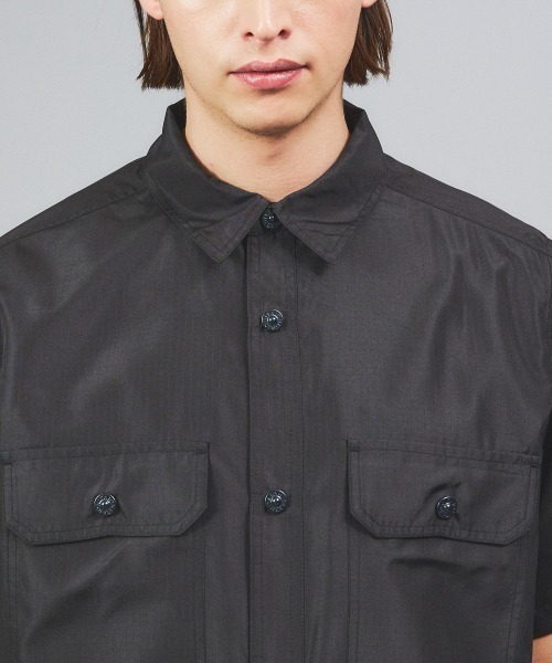 TAION(タイオン)の「【TAION / タイオン】MILITARY HALF SLEEVE SHIRTS(シャツ/ブラウス・メンズ・ブラック/カーキ/ダークネイビー・M/XL/L)」の17枚目の写真