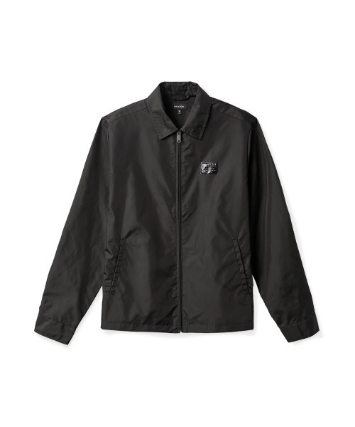 BRIXTON（ブリクストン）の「【BRIXTON】UTOPIA VINTAGE NYLON JKT（ナイロンジャケット・メンズ・ブラック・LARGE/MEDIUM）」の6枚目の写真