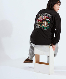 【Paris Saint-Germain】刺しゅう ロングスリーブTシャツ 龍虎