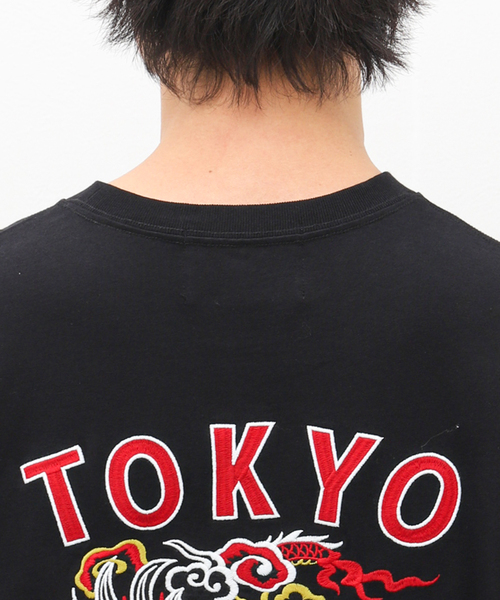 PARIS SAINT-GERMAIN（パリサンジェルマン）の「【Paris Saint-Germain】刺しゅう ロングスリーブTシャツ 龍虎（Tシャツ/カットソー・メンズ・ブラック/ホワイト・MEDIUM/LARGE/X-LARGE）」の19枚目の写真