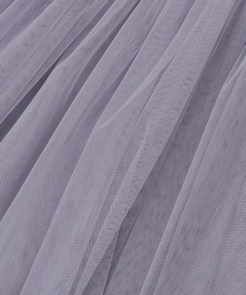 SPINNS（スピンズ）の「チュールミニキャミワンピース/無地（キャミソール・レディース・ラベンダー/ライトグレー/ブラック/ナチュラル/ブルー・ONESIZE）」の22枚目の写真