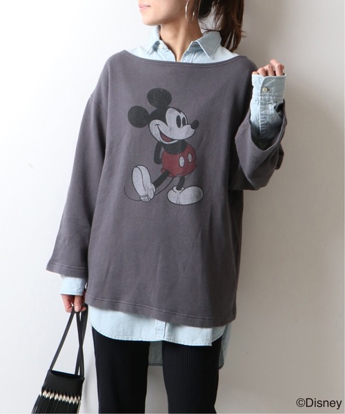 FRAMeWORK(フレームワーク)の「スウェットカットソー【Disneyコラボ】(スウェット・レディース・グレー・FREE)」の6枚目の写真