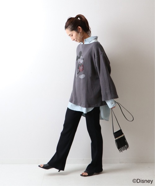 FRAMeWORK(フレームワーク)の「スウェットカットソー【Disneyコラボ】(スウェット・レディース・グレー・FREE)」の9枚目の写真