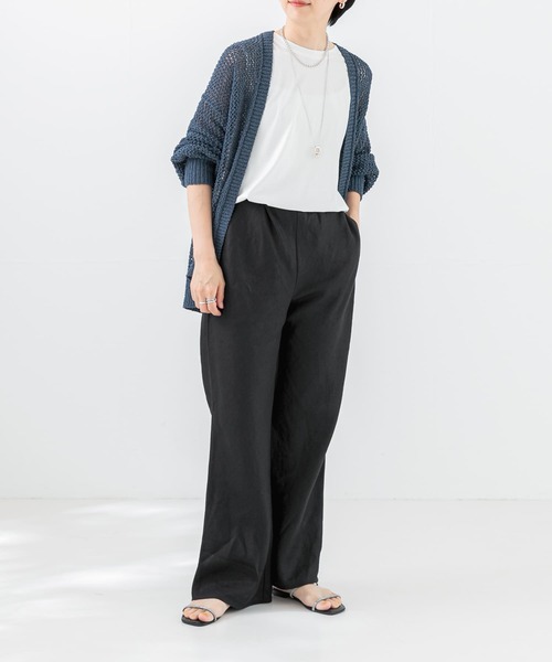 URBAN RESEARCH（アーバンリサーチ）の「透かし柄ガウンカーディガン（カーディガン/ボレロ・レディース・アイボリー/ブラウン/ブルー系その他・FREE）」の15枚目の写真