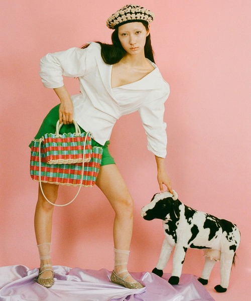 Casselini（キャセリーニ）の「【Casselini】グリッターバレエシューズ 229-951004（バレエシューズ・レディース・ブルー/グリーン・24cm/24.5cm）」の3枚目の写真