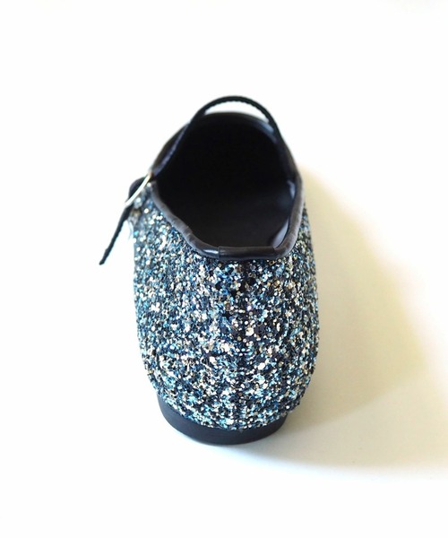 Casselini（キャセリーニ）の「【Casselini】グリッターバレエシューズ 229-951004（バレエシューズ・レディース・ブルー/グリーン・24cm/24.5cm）」の7枚目の写真
