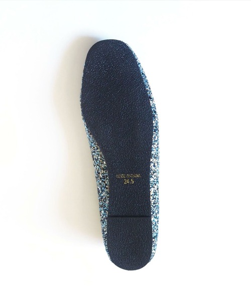 Casselini（キャセリーニ）の「【Casselini】グリッターバレエシューズ 229-951004（バレエシューズ・レディース・ブルー/グリーン・24cm/24.5cm）」の8枚目の写真