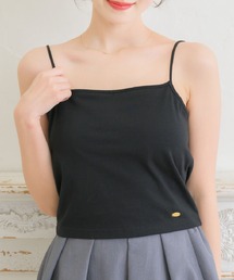プレート付きキャミ
