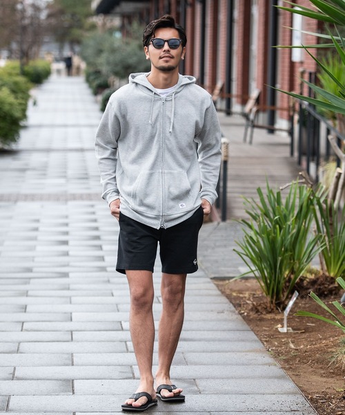 JEMORGAN(ジェーイーモーガン)の「『JEMORGAN LONG JOHNS/ジェーイーモーガンロングジョーンズ』CVCワッフルフルジップ長袖パーカ【+】(パーカー・メンズ・ネイビー/カーキ/ブラック/グレー×サックスブルー/杢グレー/ナチュラル/モカ・XL/L/M)」の21枚目の写真