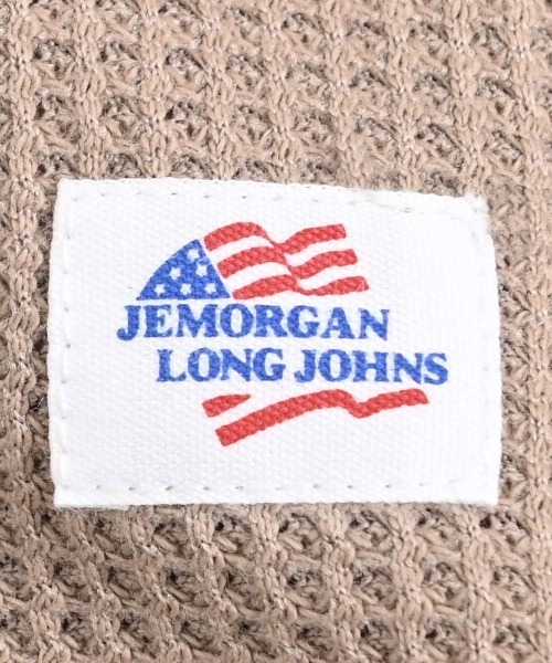 JEMORGAN(ジェーイーモーガン)の「『JEMORGAN LONG JOHNS/ジェーイーモーガンロングジョーンズ』CVCワッフルフルジップ長袖パーカ【+】(パーカー・メンズ・ネイビー/カーキ/ブラック/グレー×サックスブルー/杢グレー/ナチュラル/モカ・XL/L/M)」の14枚目の写真