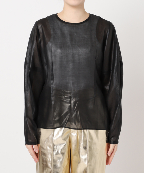 CITYSHOP（シティーショップ）の「CHINTZ SHEER ブラウス（シャツ/ブラウス・レディース・ホワイト/ブラック・FREE）」の17枚目の写真