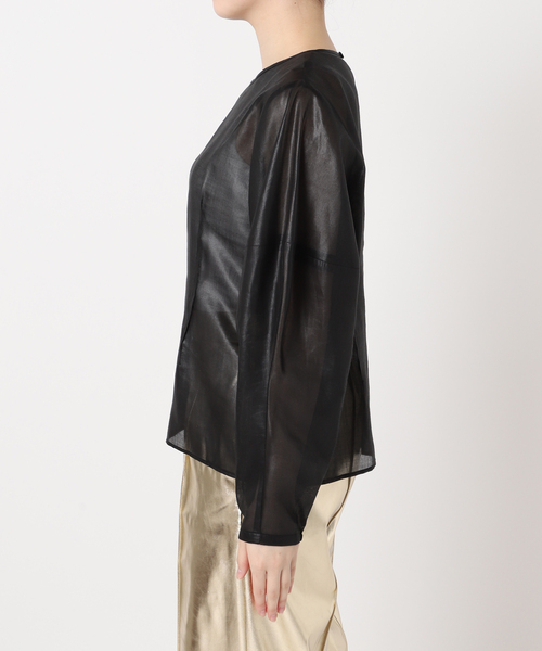 CITYSHOP（シティーショップ）の「CHINTZ SHEER ブラウス（シャツ/ブラウス・レディース・ホワイト/ブラック・FREE）」の18枚目の写真