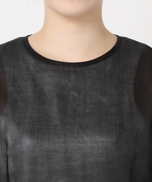 CITYSHOP（シティーショップ）の「CHINTZ SHEER ブラウス（シャツ/ブラウス・レディース・ホワイト/ブラック・FREE）」の21枚目の写真