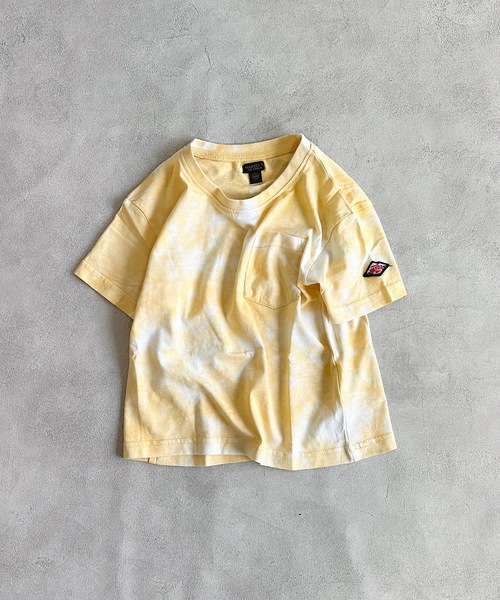 BIG FIELD(ビッグフィールド)の「タイダイポケットTee(80~150cm)(Tシャツ/カットソー・キッズ・グリーン/ブルー/マスタード/パープル・110/100/80/120/90/150/140/95/130)」の4枚目の写真