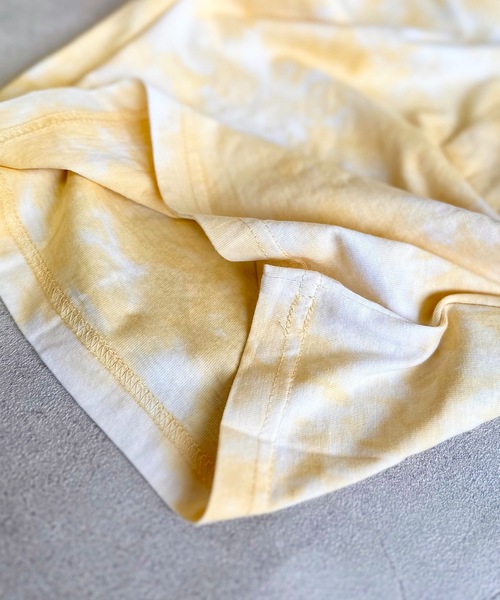 BIG FIELD(ビッグフィールド)の「タイダイポケットTee(80~150cm)(Tシャツ/カットソー・キッズ・グリーン/ブルー/マスタード/パープル・110/100/80/120/90/150/140/95/130)」の8枚目の写真