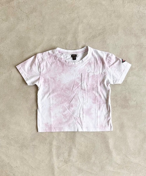 BIG FIELD(ビッグフィールド)の「タイダイポケットTee(80~150cm)(Tシャツ/カットソー・キッズ・グリーン/ブルー/マスタード/パープル・110/100/80/120/90/150/140/95/130)」の15枚目の写真