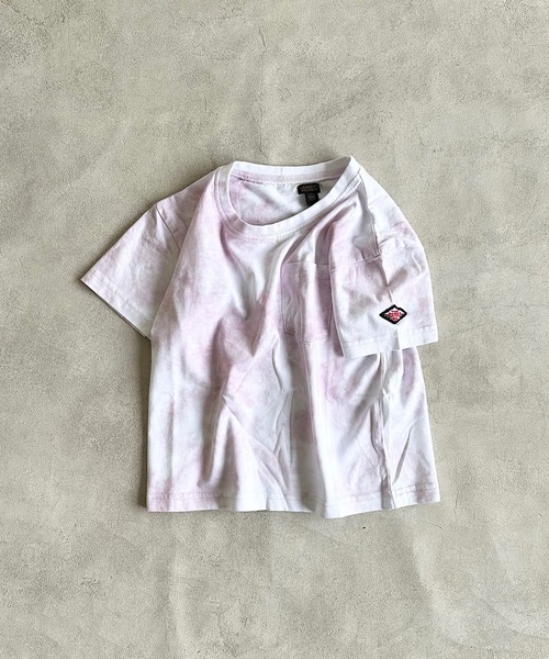 BIG FIELD(ビッグフィールド)の「タイダイポケットTee(80~150cm)(Tシャツ/カットソー・キッズ・グリーン/ブルー/マスタード/パープル・110/100/80/120/90/150/140/95/130)」の21枚目の写真