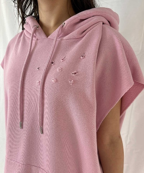 ENVYM（アンビー）の「ノースリスウェットパーカー（パーカー・レディース・ピンク/グレー/ブラック・FREE）」の22枚目の写真