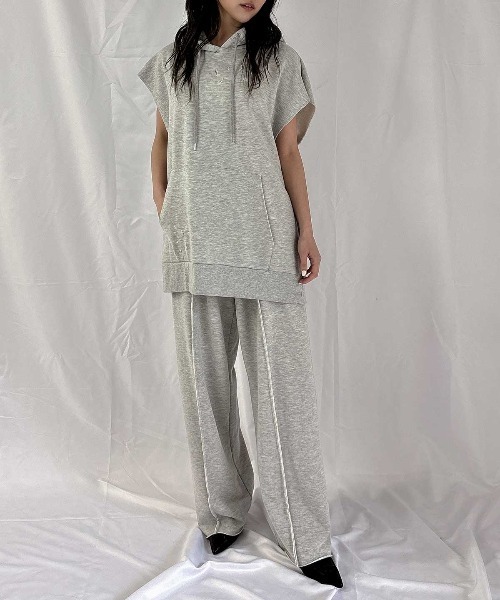 ENVYM（アンビー）の「ノースリスウェットパーカー（パーカー・レディース・ピンク/グレー/ブラック・FREE）」の15枚目の写真