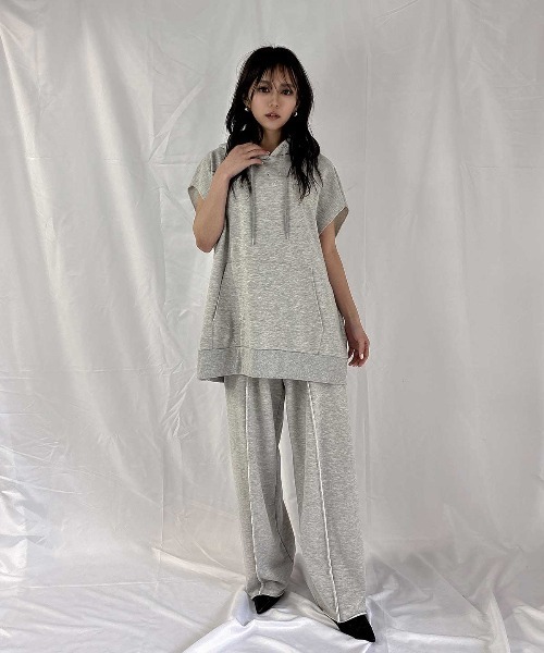 ENVYM（アンビー）の「ノースリスウェットパーカー（パーカー・レディース・ピンク/グレー/ブラック・FREE）」の16枚目の写真