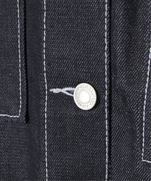 VENCEEXCHANGE（ヴァンスエクスチェンジ）の「リジットデニムショートジャケット（ミリタリージャケット・レディース・ブラック/ブルー・FREE）」の18枚目の写真