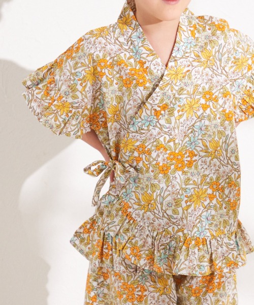 pairmanon(ペアマノン)の「【リンクコーデ】フリルガールズ甚平(浴衣・キッズ・ブラック系その他/イエロー系その他/パープル系その他/ピンク系その他2・90/120/100/130/140/110/150)」の12枚目の写真