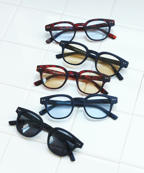 FREAK'S STORE（フリークスストア）の「OLA VISTA eyewear / UVカット ファッション用グラス（サングラス・メンズ・チャコールグレー/ブラック/ブラウン/ターコイズブルー/ブルー/モカ・ONE SIZE）」の7枚目の写真