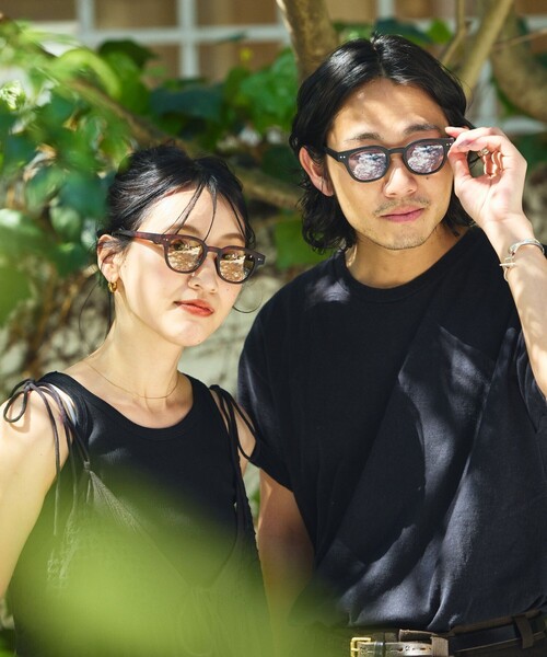 FREAK'S STORE（フリークスストア）の「OLA VISTA eyewear / UVカット ファッション用グラス（サングラス・メンズ・チャコールグレー/ブラック/ブラウン/ターコイズブルー/ブルー/モカ・ONE SIZE）」の18枚目の写真