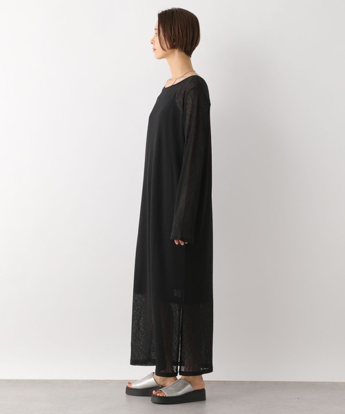 LEPSIM（レプシィム）の「【2点セット】シアーリブワンピース　113240（ワンピース・レディース・ブラック/ライトオリーブ・FREE）」の17枚目の写真