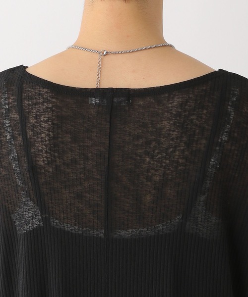 LEPSIM（レプシィム）の「【2点セット】シアーリブワンピース　113240（ワンピース・レディース・ブラック/ライトオリーブ・FREE）」の20枚目の写真