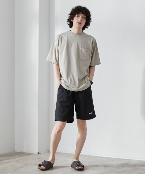 coen（コーエン）の「【WELLTECT】ベーシックポケットTシャツ（WEB限定カラー）（Tシャツ/カットソー・メンズ・ホワイト/ライトグレー/ブラック/ベージュ/ネイビー/ダークグレー/ロイヤルブルー/ダークブラウン/ダークグリーン・S/M/L/XL）」の21枚目の写真