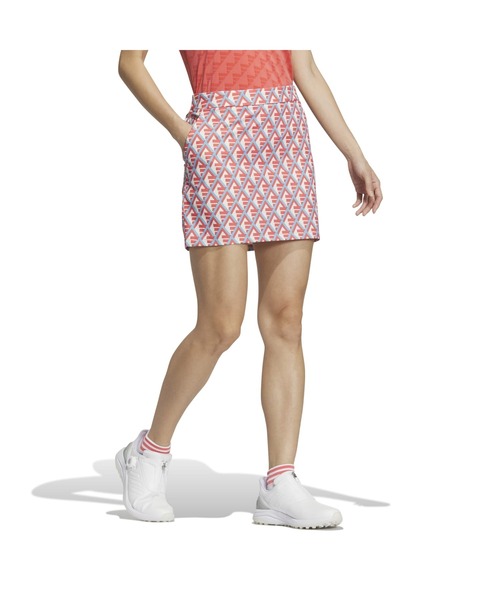 adidas（アディダス）の「アディダス adidas マルチカラードBOSプリントスカート（スカート・レディース・ブラック/レッド・XL/M/L）」の5枚目の写真