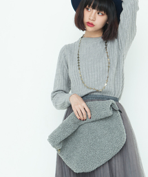 WEGO | WEGO/ボアロールクラッチバッグ(クラッチバッグ)