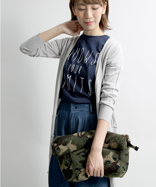 WEGO（ウィゴー）の「WEGO/ボアロールクラッチバッグ（クラッチバッグ・レディース・ブラック/グレー/その他1・FREE）」の17枚目の写真