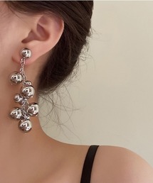 【tood.】シルバーボールピアス