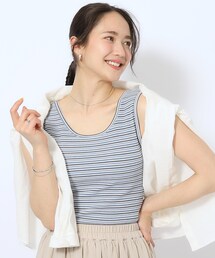 ◆【前後2WAY】テレコタンクトップ