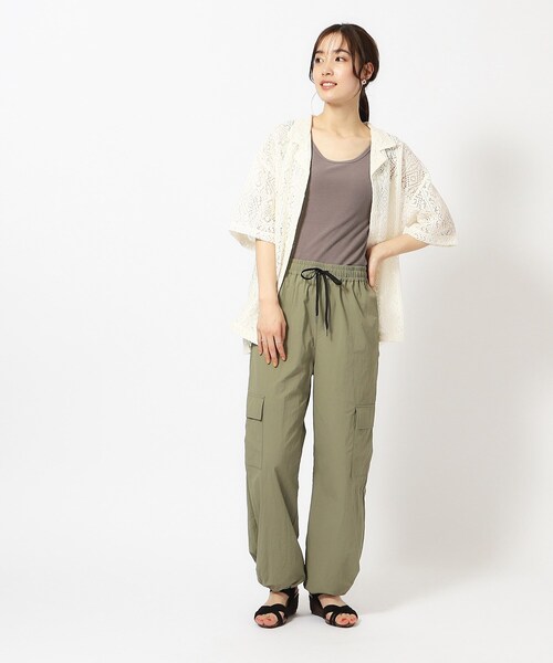 Cutie Blonde（キューティーブロンド）の「◆【前後2WAY】テレコタンクトップ（タンクトップ・レディース・ブラウン系その他/ブラック/ブラック系その他2/ホワイト系・04/03/02）」の17枚目の写真