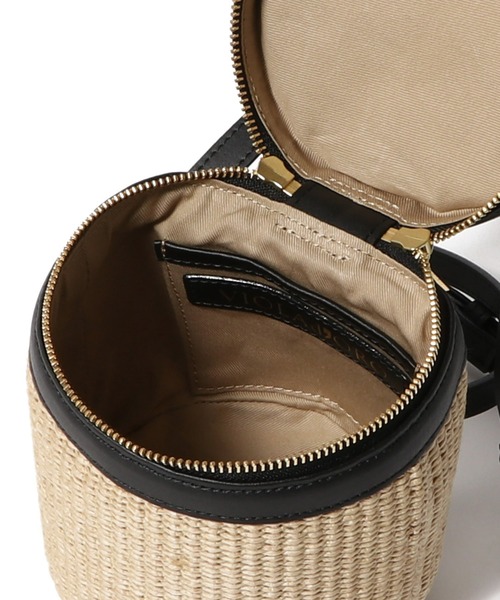 ESTNATION（エストネーション）の「VIOLAdORO / ラフィアバスケットバッグ（かごバッグ・レディース・ブラック・FREE）」の5枚目の写真