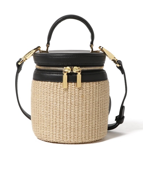 ESTNATION（エストネーション）の「VIOLAdORO / ラフィアバスケットバッグ（かごバッグ・レディース・ブラック・FREE）」の9枚目の写真