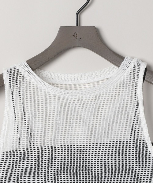 eL（エル）の「【eL】Mesh Short sleeveless/117072（Tシャツ/カットソー・レディース・ブラック/ホワイト・FREE）」の17枚目の写真