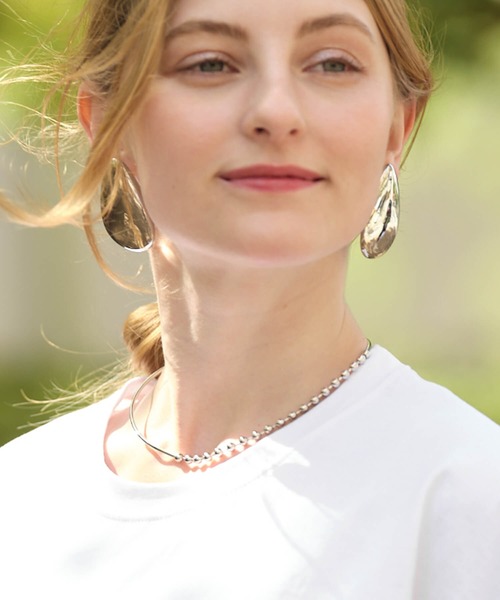 ANOH（アノー）の「ハーフボールチェーンチョーカー（チョーカー・レディース・ゴールド/シルバー・FREE）」の15枚目の写真