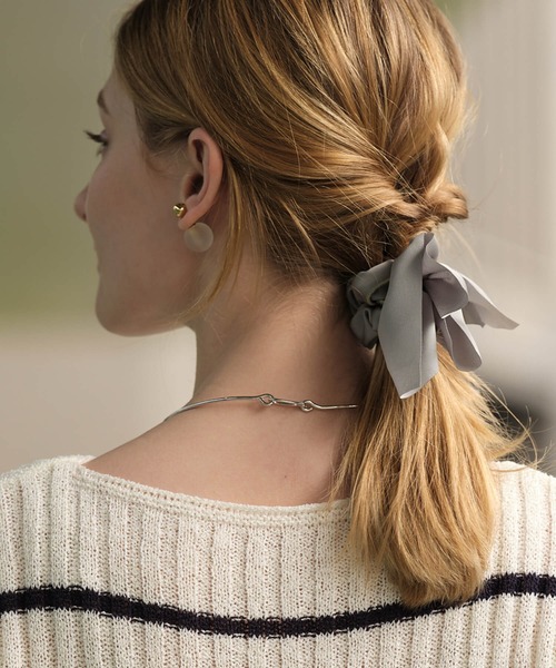 ANOH（アノー）の「ハーフボールチェーンチョーカー（チョーカー・レディース・ゴールド/シルバー・FREE）」の5枚目の写真